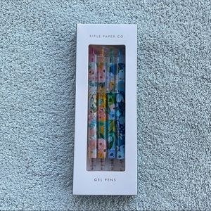 NEW! RIFLE PAPER CO. SET OF 4 GEL PENS